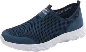 Mens Casual Shoes Mesh Breathable Casual Shoes for Fall Chunky Sneakers Men's KnitFlex Breeze Mesh Sneakers Oxfords Lace White Tennis Shoe Casual Loafers