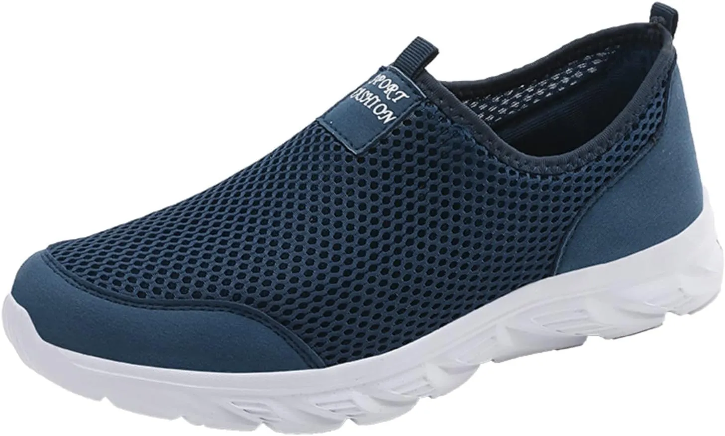 Mens Casual Shoes Mesh Breathable Casual Shoes for Fall Chunky Sneakers Men's KnitFlex Breeze Mesh Sneakers Oxfords Lace White Tennis Shoe Casual Loafers