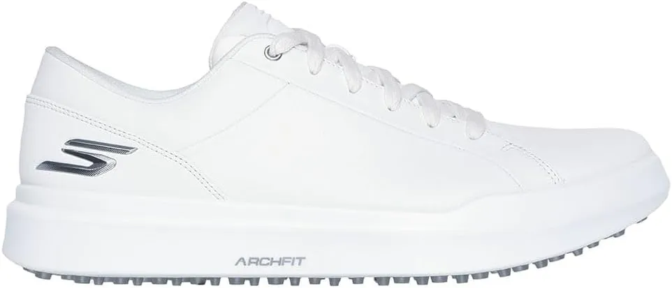 Mens Drive 6 Arch Fit Leather Relaxed Fit Spikeless Golf Shoe