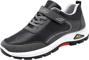 Mens Everyday Sneakers Fashion Spring and Summer Men Sports Shoes Soft Sole Non Slip Solid Color Lace Up Minimalist