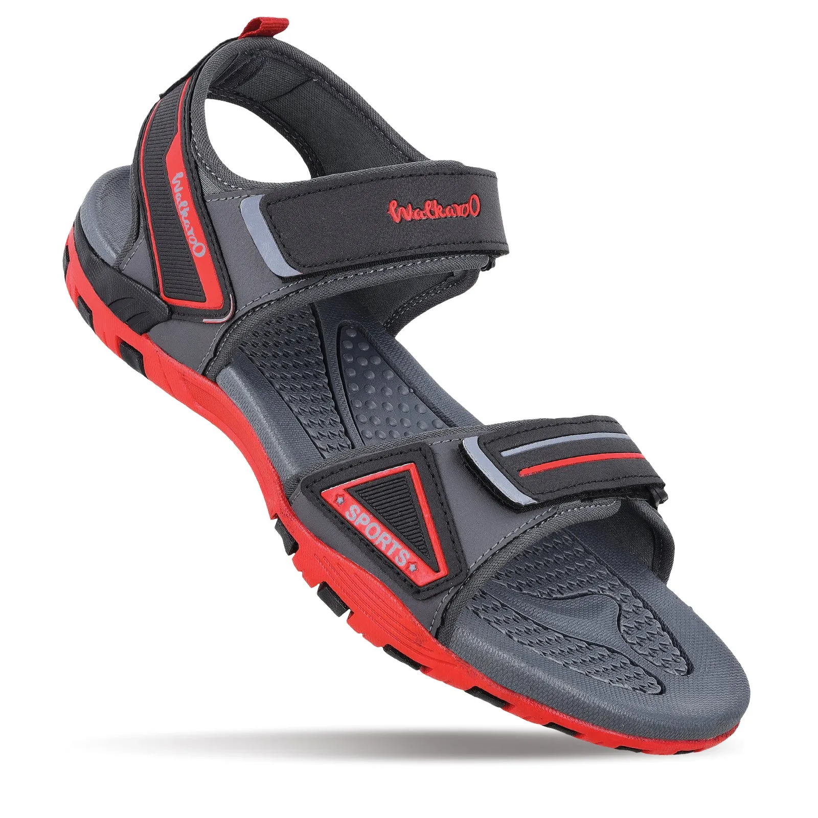 Men's Sports Sandals - WC4482 Grey Red