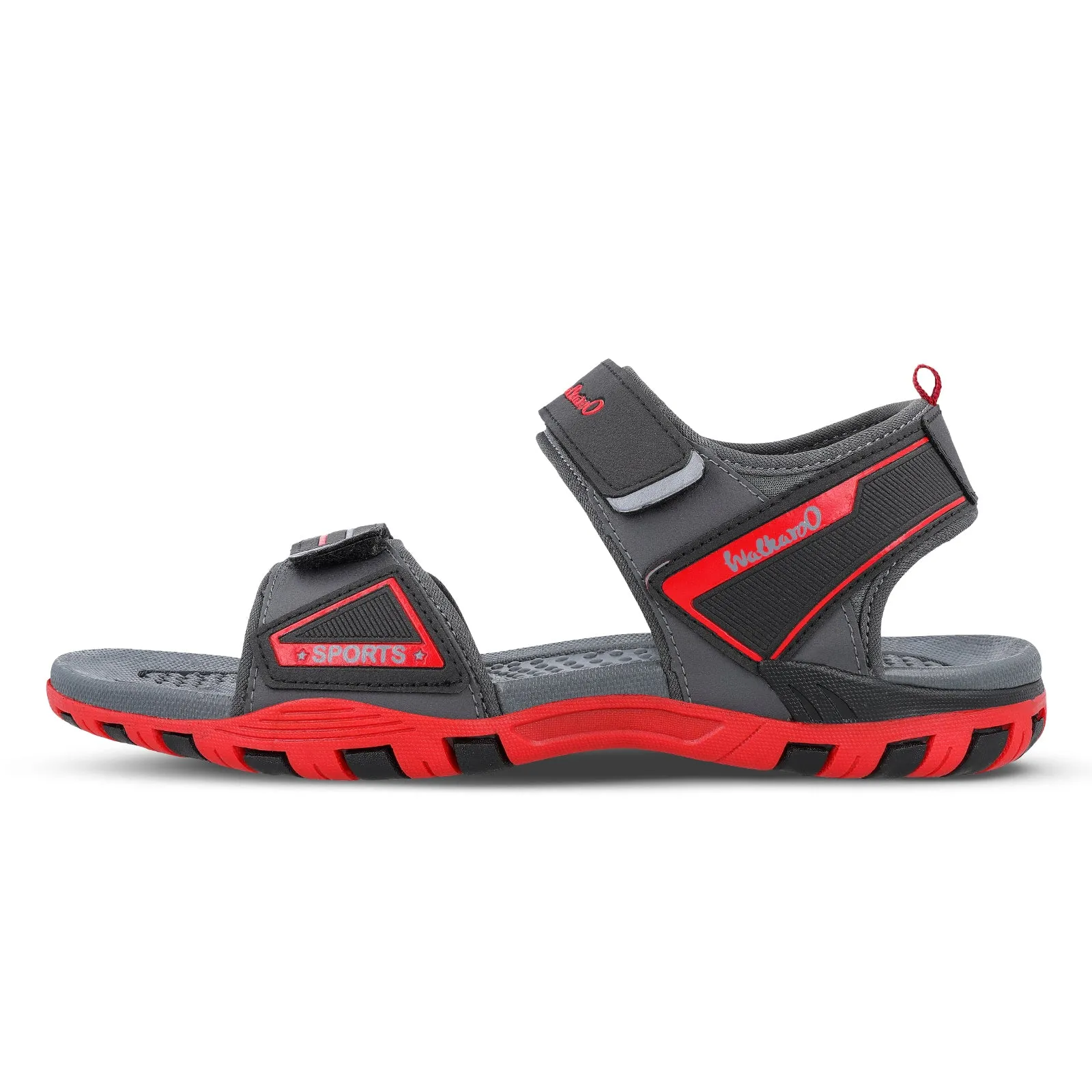 Men's Sports Sandals - WC4482 Grey Red