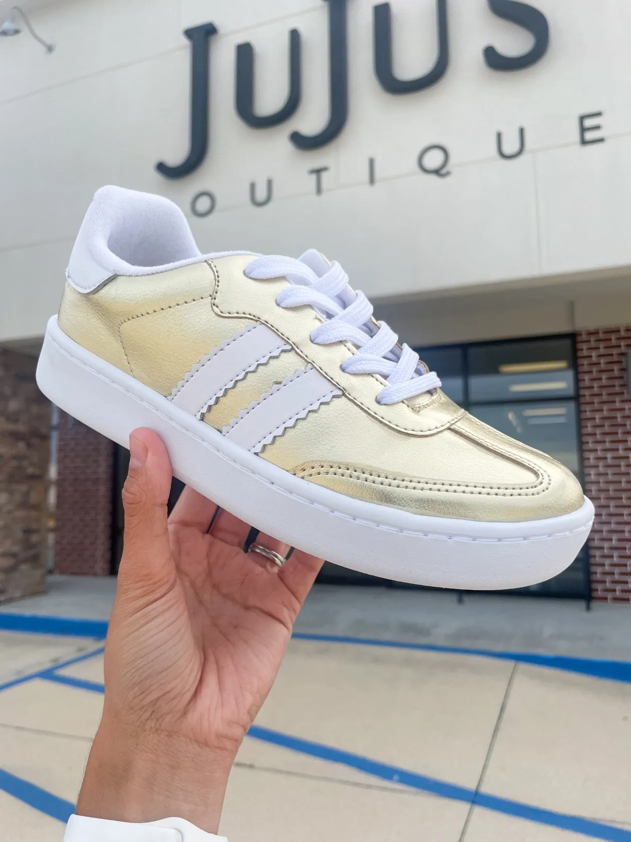 Metallic Moment Sneaker