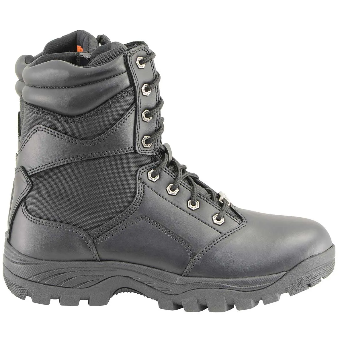 Milwaukee Leather MBM9135 Mens Black Lace-Up Waterproof Work Boots