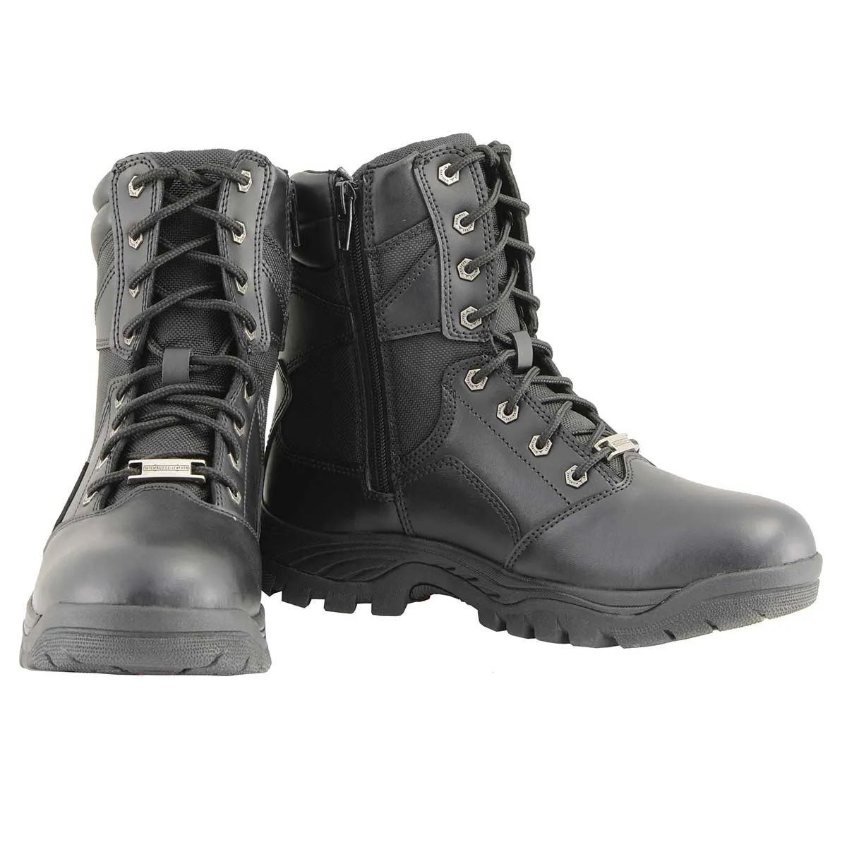 Milwaukee Leather MBM9135 Mens Black Lace-Up Waterproof Work Boots