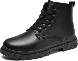 New Men's Ankle Boots Non Slip Waterproof Derby Special sole Cowhide Leather Stylish Vintage Dress