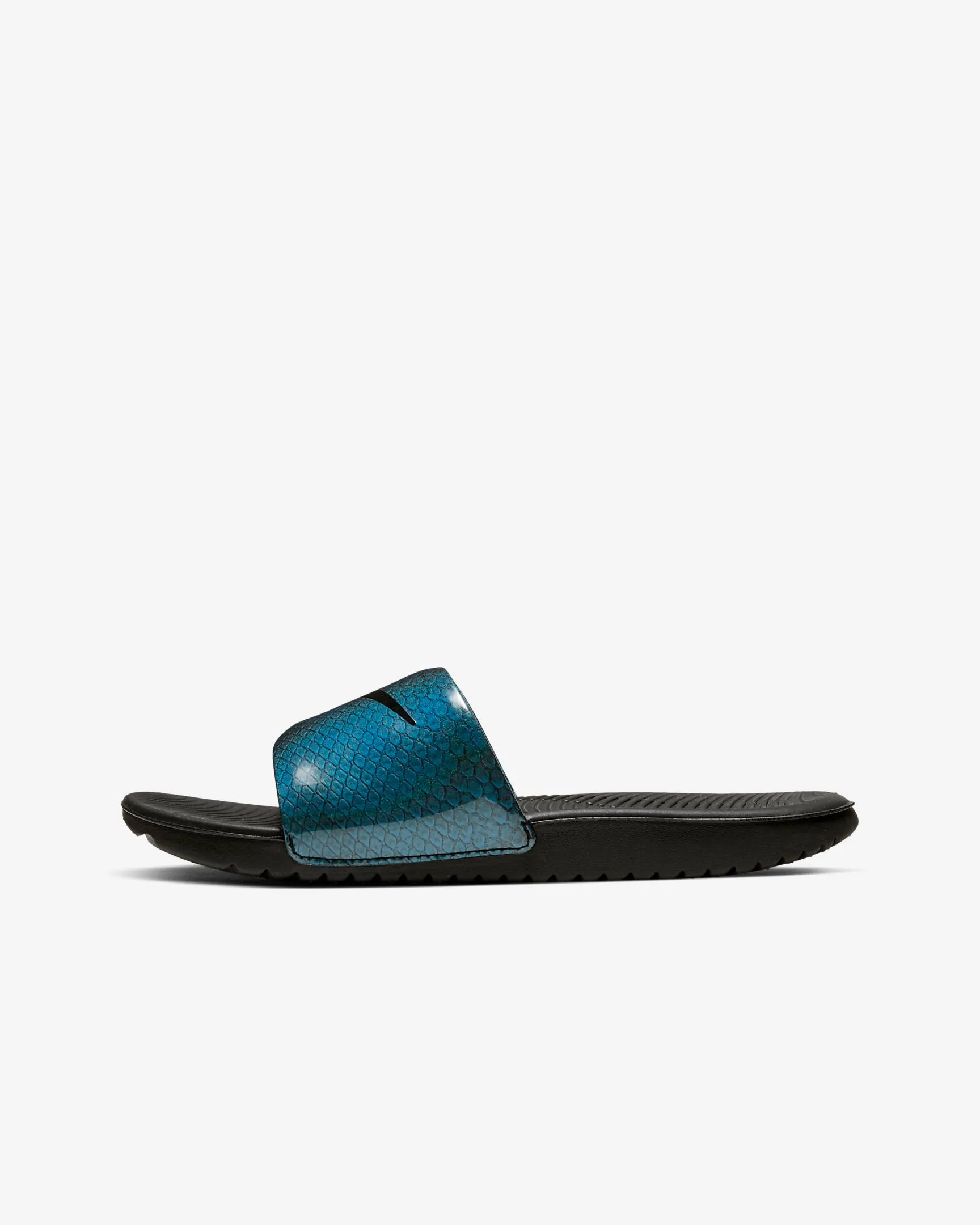 Nike Kawa Slides "Baby Dragon" (Blue Hero/Aurora/Black)
