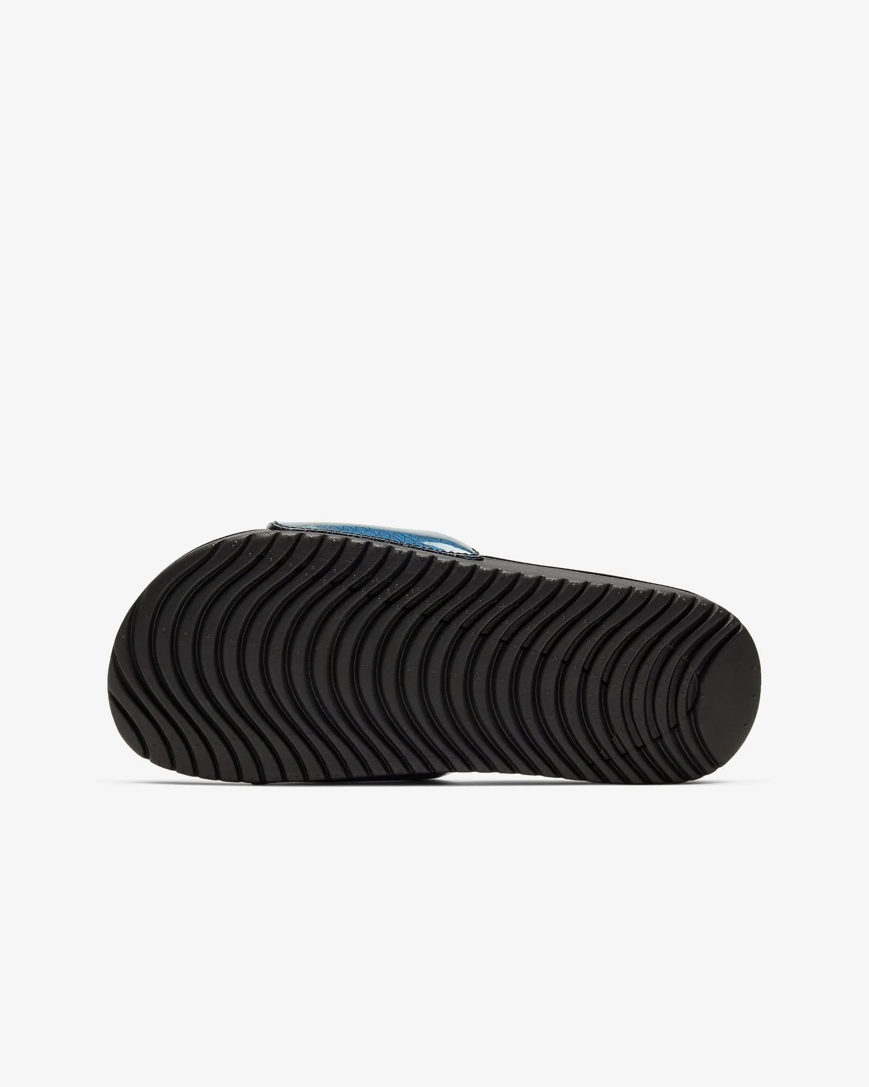 Nike Kawa Slides "Baby Dragon" (Blue Hero/Aurora/Black)