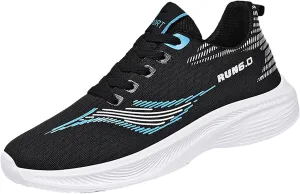 Non Slip Shoes Women Comfortable Soft Sole Lace Up Knit Mesh Sport Shoes Casual Breathable Lightweight Workout Sneakers