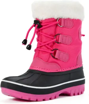 Nova Mountain Boy's and Girl's Waterproof Winter Snow Boots
