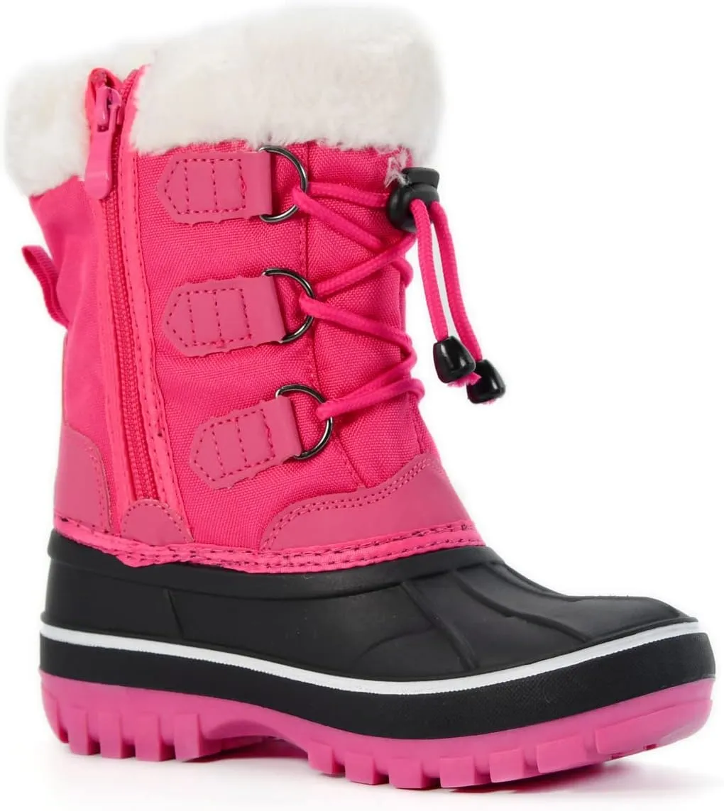 Nova Mountain Boy's and Girl's Waterproof Winter Snow Boots