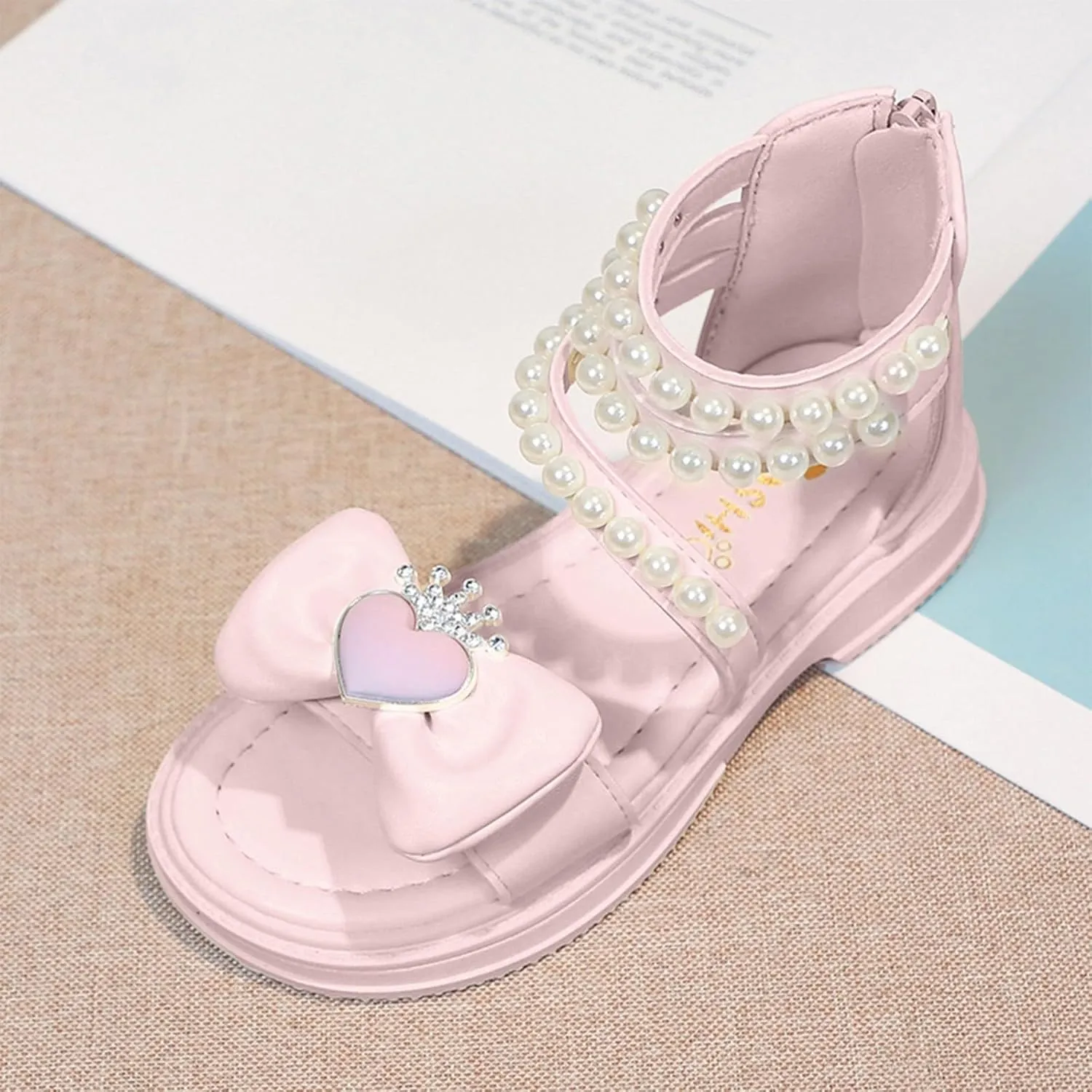 Open Toe Sandals Fashionable And Versatile Shoes For Middle And Large Children Soft Soles For Little Girls Children's Shoes Girls' Sandals