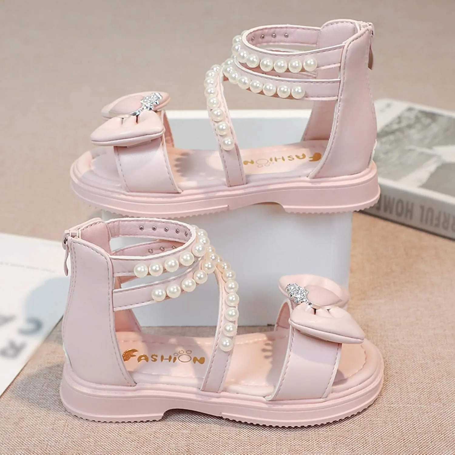 Open Toe Sandals Fashionable And Versatile Shoes For Middle And Large Children Soft Soles For Little Girls Children's Shoes Girls' Sandals