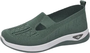 Orthopedic Shoes for Women Footwear Walking Sneakers Woven Breathable Running Shoes Arch Support Soft Sole Slide