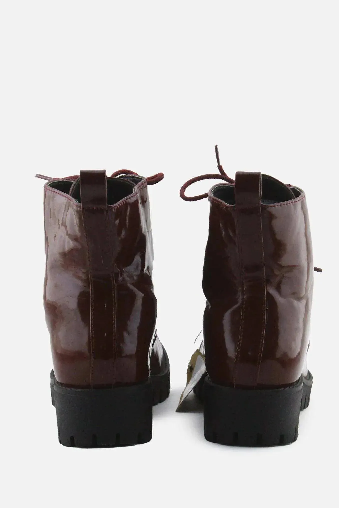 Rainbow Laces Combat Ankle Boots | 100% Synthetic Leather