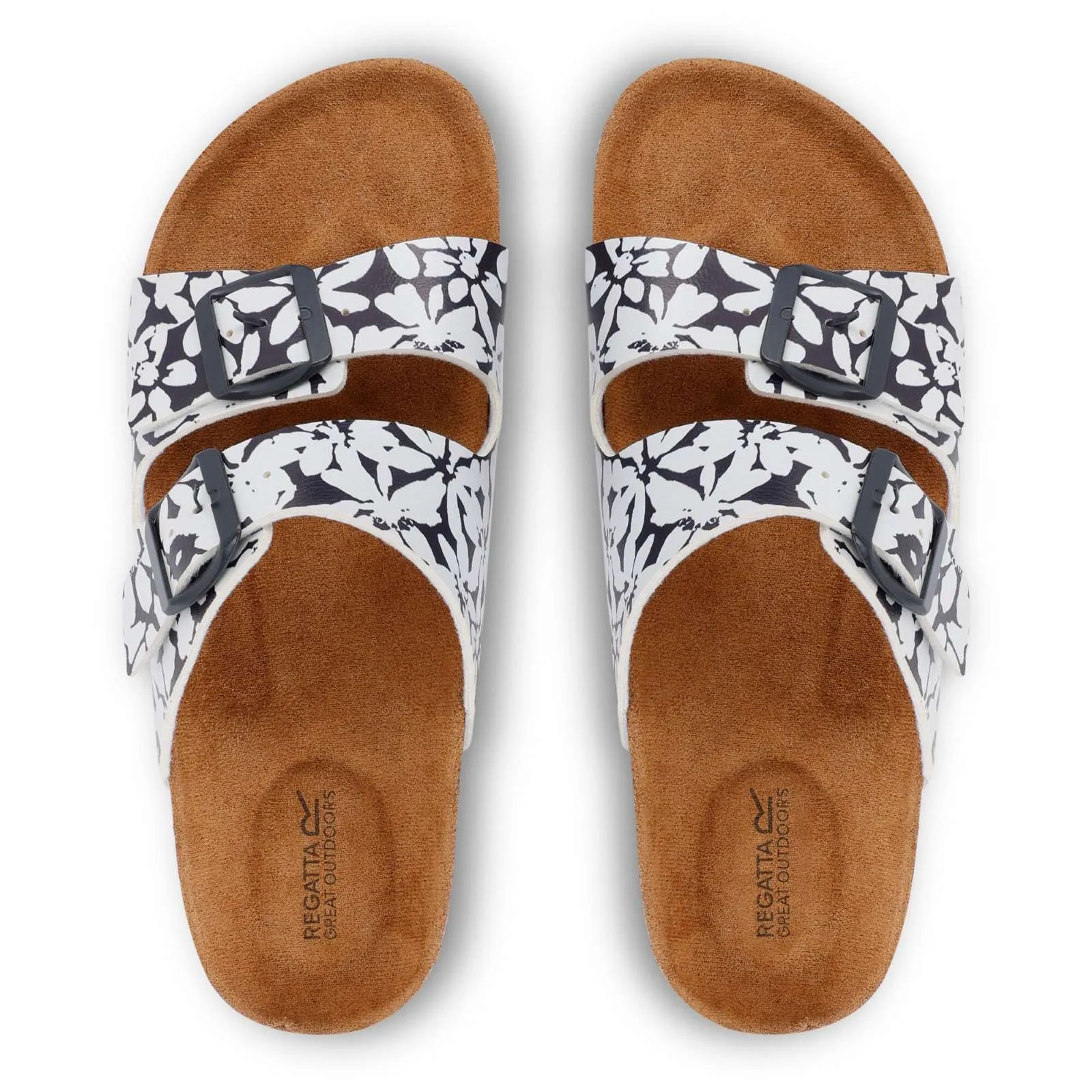 Regatta Womens Lady Mia Cork Wedge  Sandals - Abstract Floral