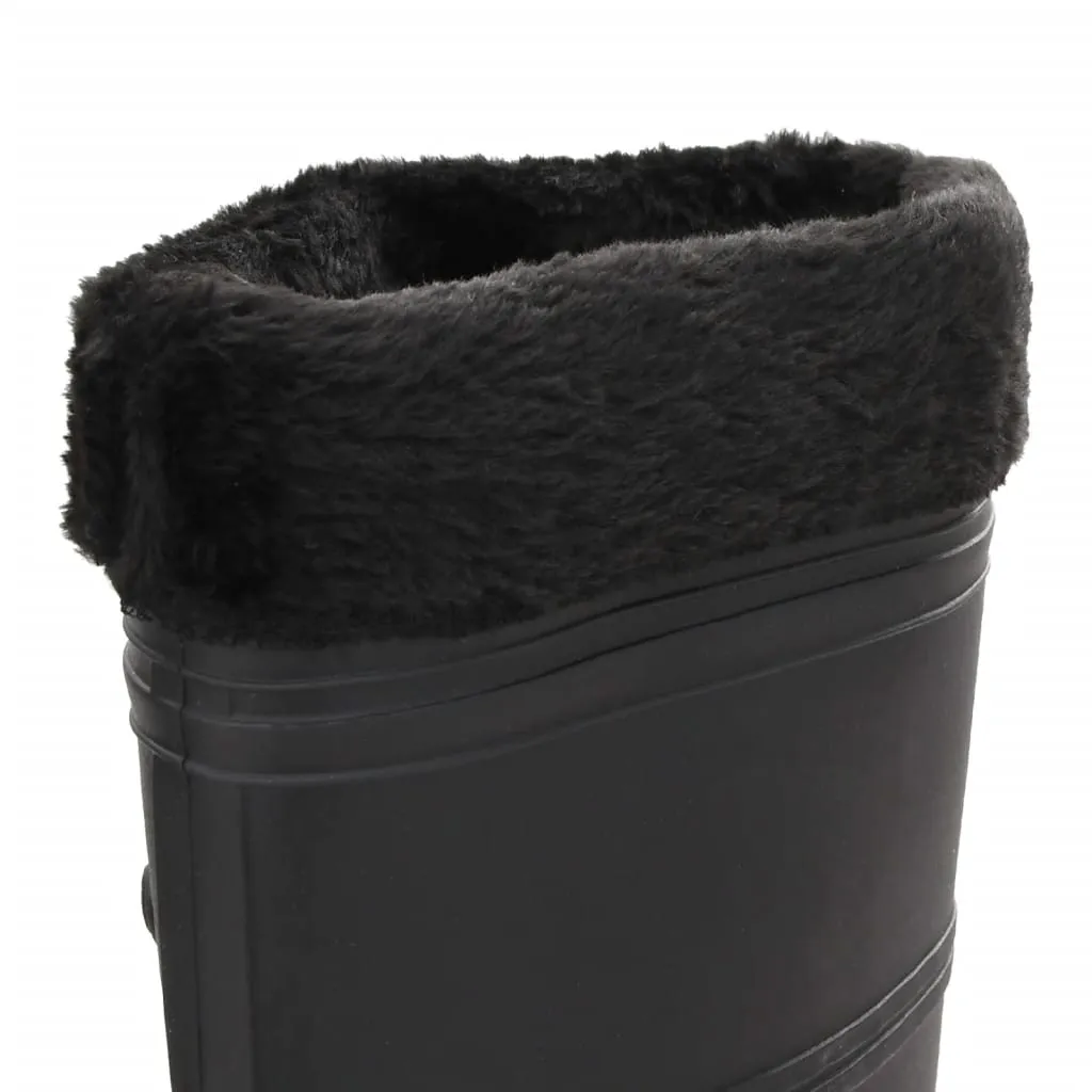 Rian Boots with Removable Socks Black Size 40 PVC