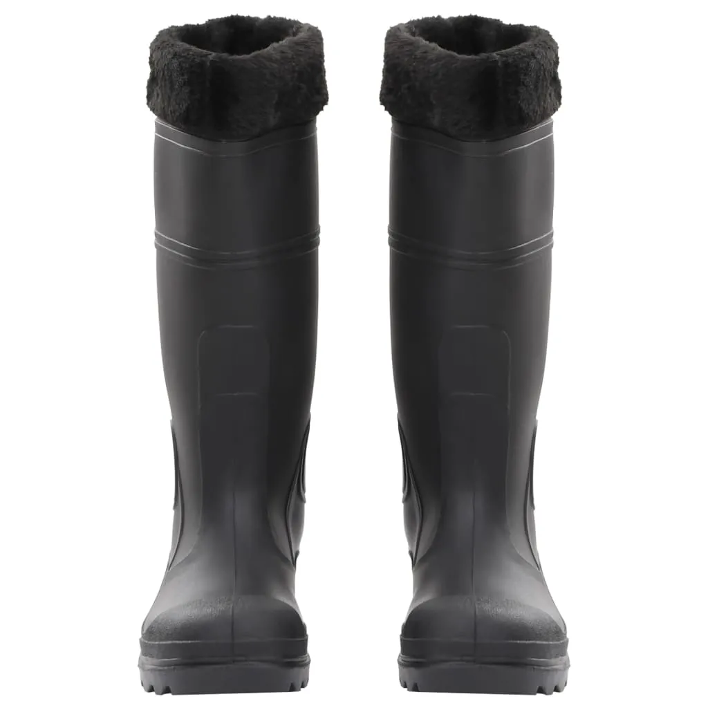 Rian Boots with Removable Socks Black Size 40 PVC