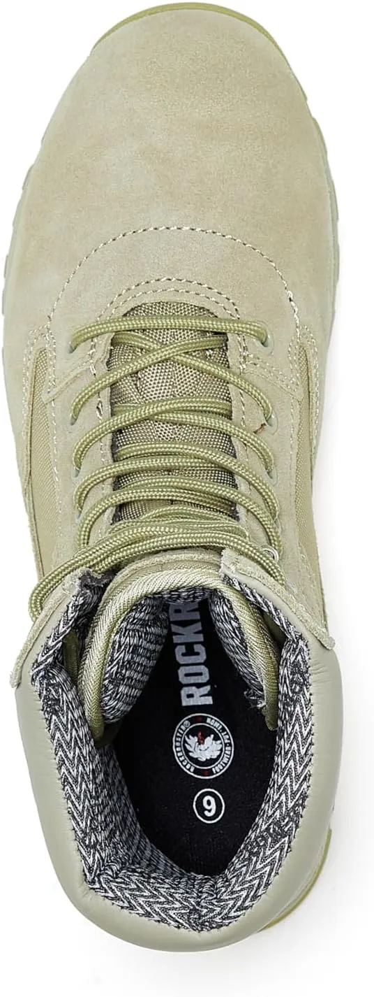 ROCKROOSTER Tactical Boots for men, Comfortable Anti-Fatigue Tech, Durable, Quick Dry Combat Boots