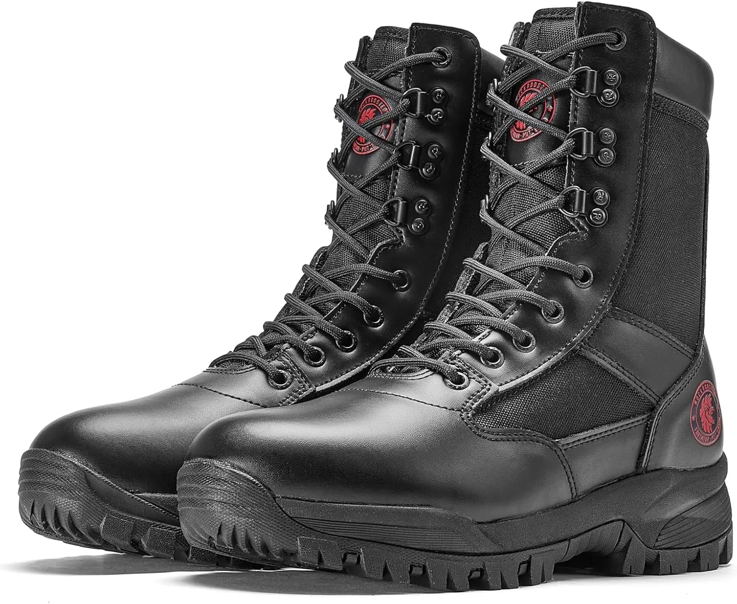 ROCKROOSTER Tactical Boots for men, Comfortable Anti-Fatigue Tech, Durable, Quick Dry Combat Boots
