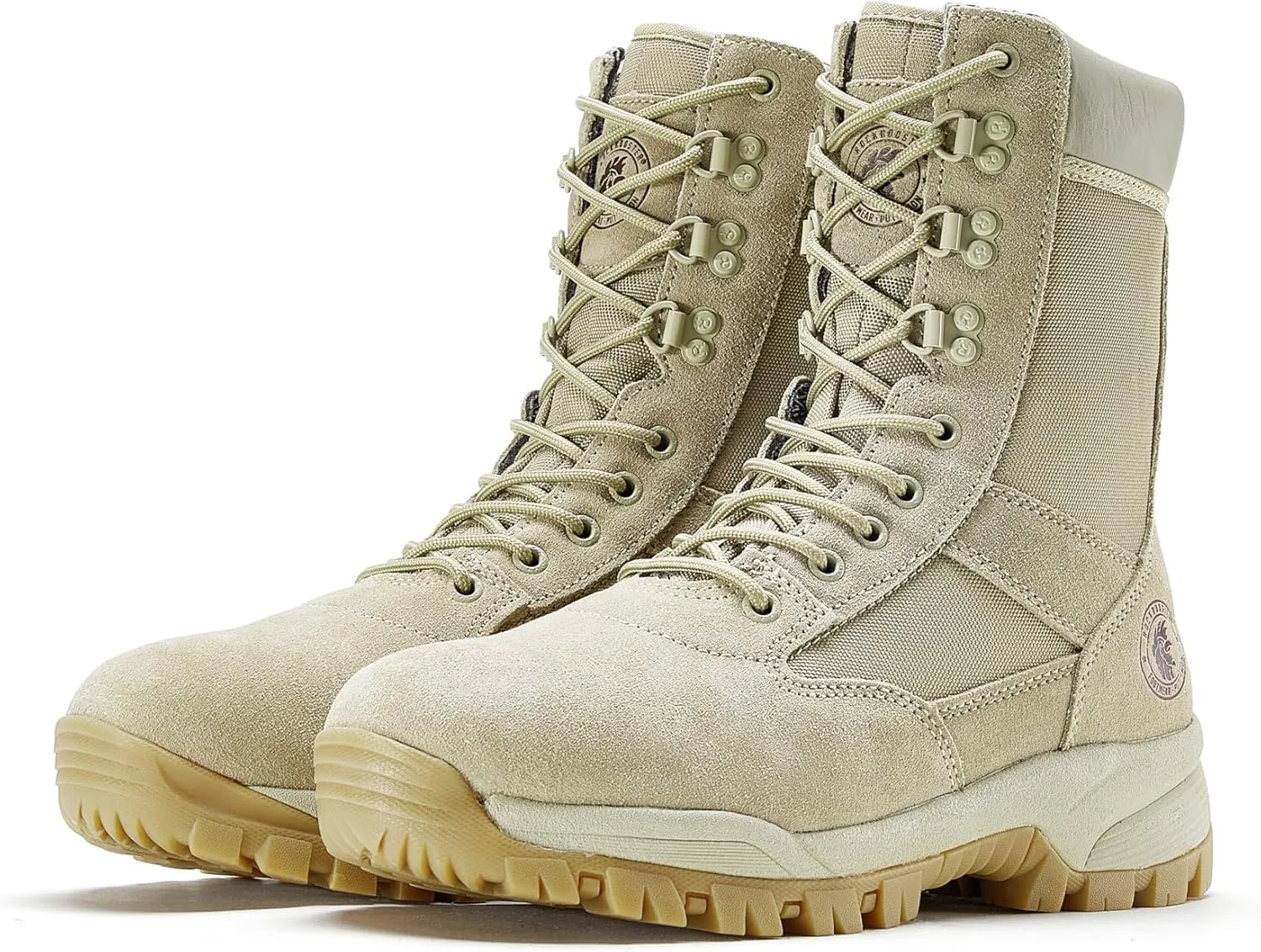 ROCKROOSTER Tactical Boots for men, Comfortable Anti-Fatigue Tech, Durable, Quick Dry Combat Boots