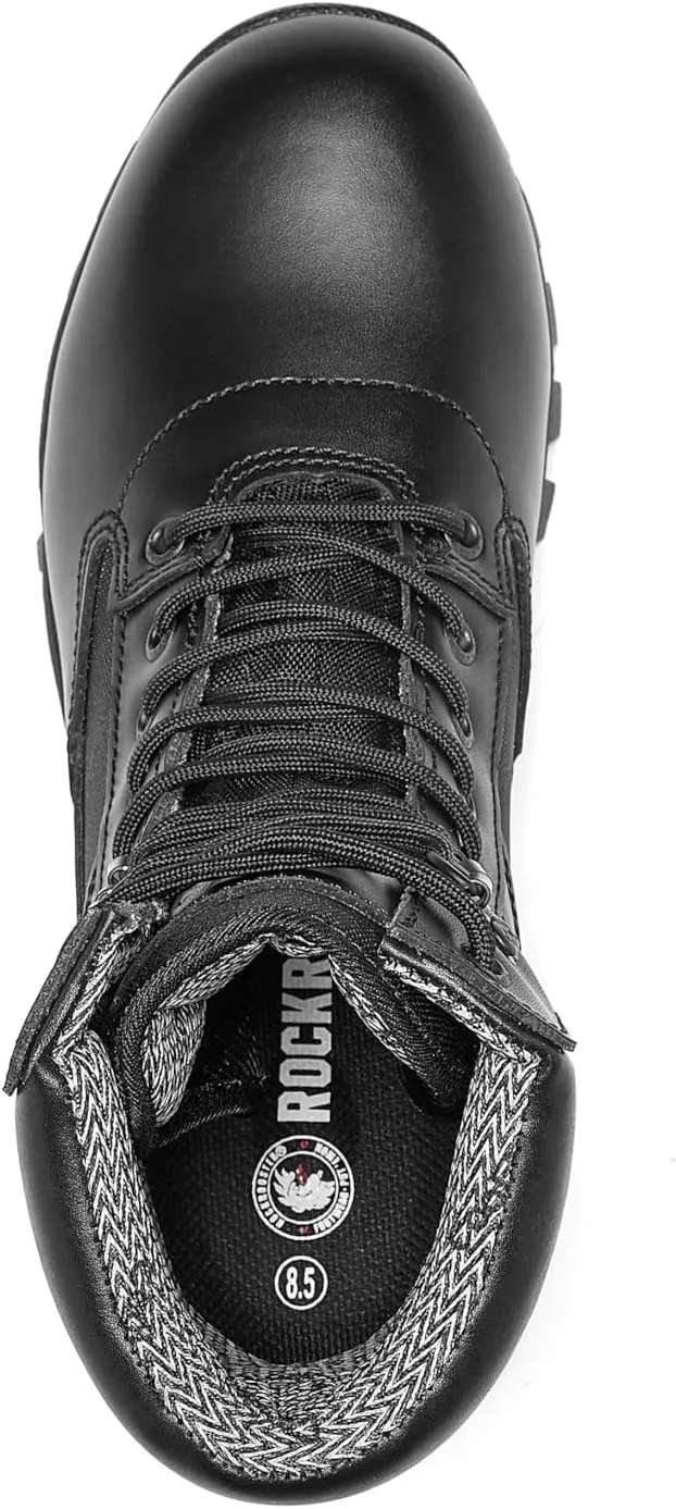 ROCKROOSTER Tactical Boots for men, Comfortable Anti-Fatigue Tech, Durable, Quick Dry Combat Boots