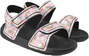 Sandals for Kids Girls Summer Shoes Slide Sandals with Non Slip Sole Lightweight Kids Flat Slides Beach Shoes