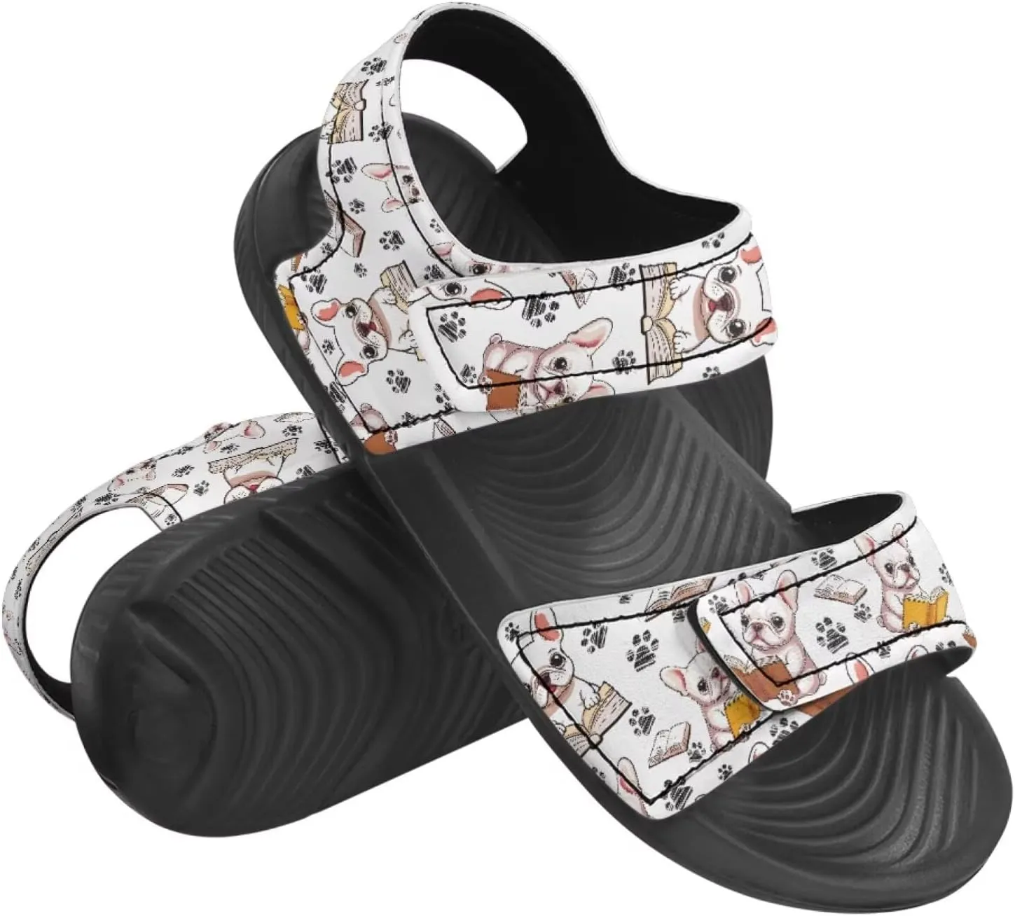 Sandals for Kids Girls Summer Shoes Slide Sandals with Non Slip Sole Lightweight Kids Flat Slides Beach Shoes