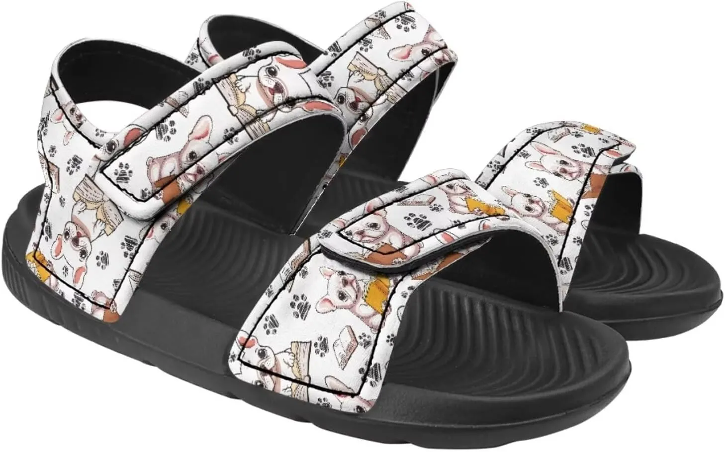 Sandals for Kids Girls Summer Shoes Slide Sandals with Non Slip Sole Lightweight Kids Flat Slides Beach Shoes