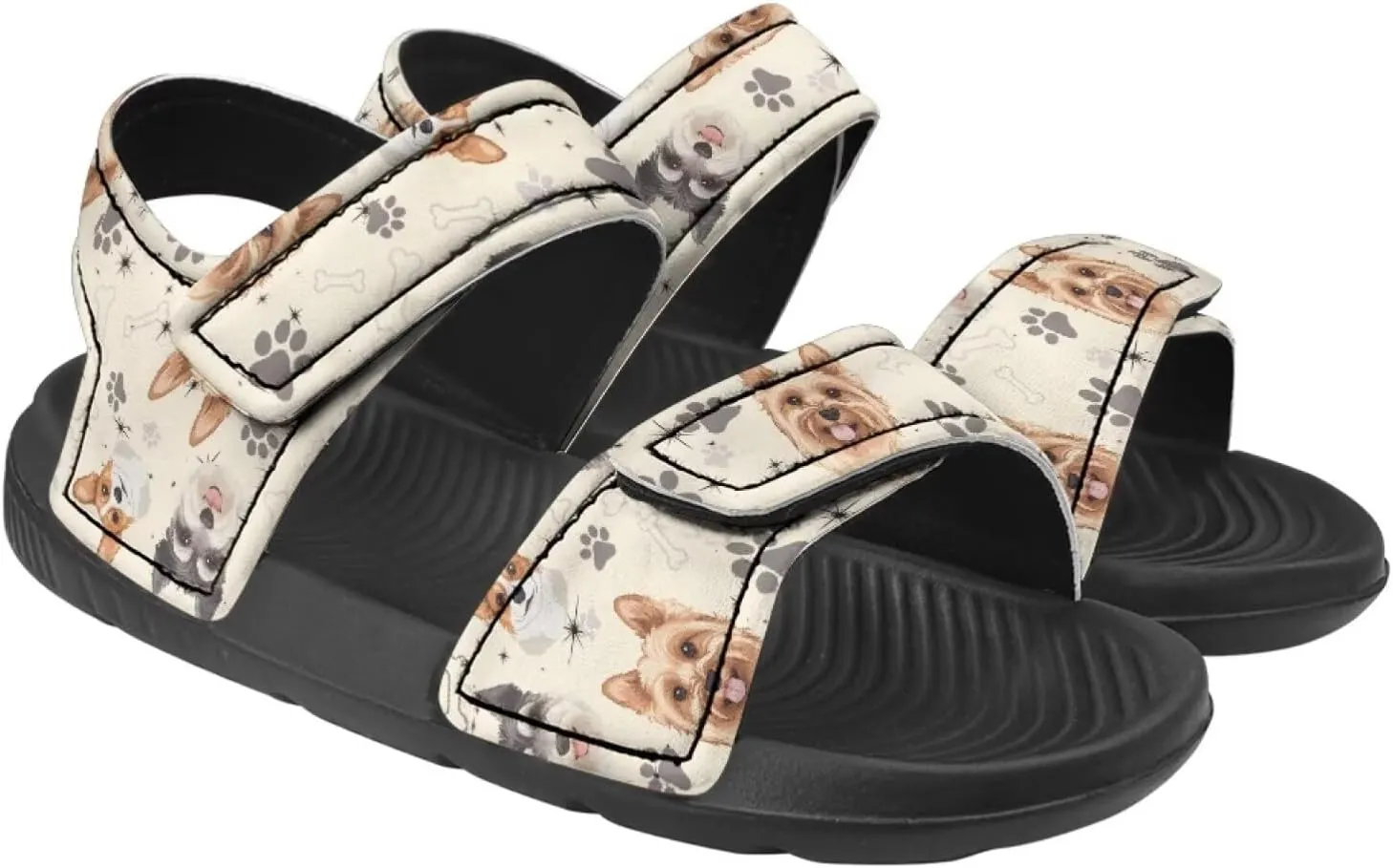 Sandals for Kids Girls Summer Shoes Slide Sandals with Non Slip Sole Lightweight Kids Flat Slides Beach Shoes