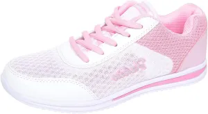 Sneakers for Women Walking Shoes Soft Thick Lace Up Breathable Running Sneakers Non Slip Lightweight Casual Shoes