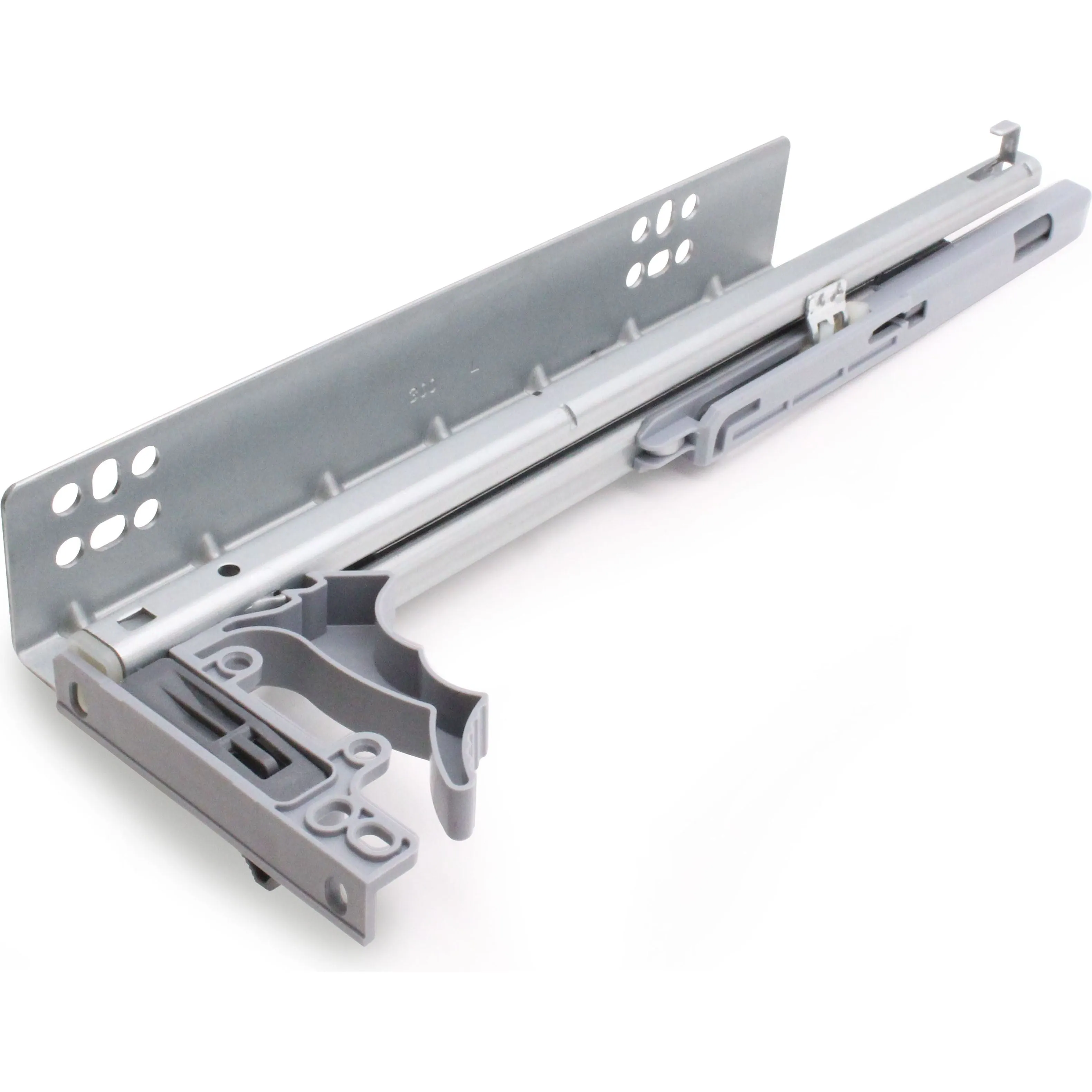 Soft Close Concealed Undermount Drawer Runners Double Extension 30kg Max 350mm