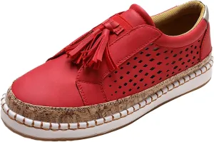 Tennis Shoes Women Lether Dress Casual Shoes Fashion Sneakers 2025 Women's Woven Orthopedic Breathable Soft Brown Tennis Shoe Cross Trainer Shoe