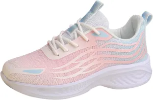 Tennis Shoes Womens Walking Fashion Lace Up Comfortable Soft Sole Sneakers Summer Lightweight Breathable Workout Shoes