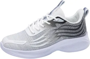 Tennis Shoes Womens Walking Fashion Lace Up Comfortable Soft Sole Sneakers Summer Lightweight Breathable Workout Shoes