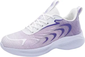Tennis Shoes Womens Walking Fashion Lace Up Comfortable Soft Sole Sneakers Summer Lightweight Breathable Workout Shoes