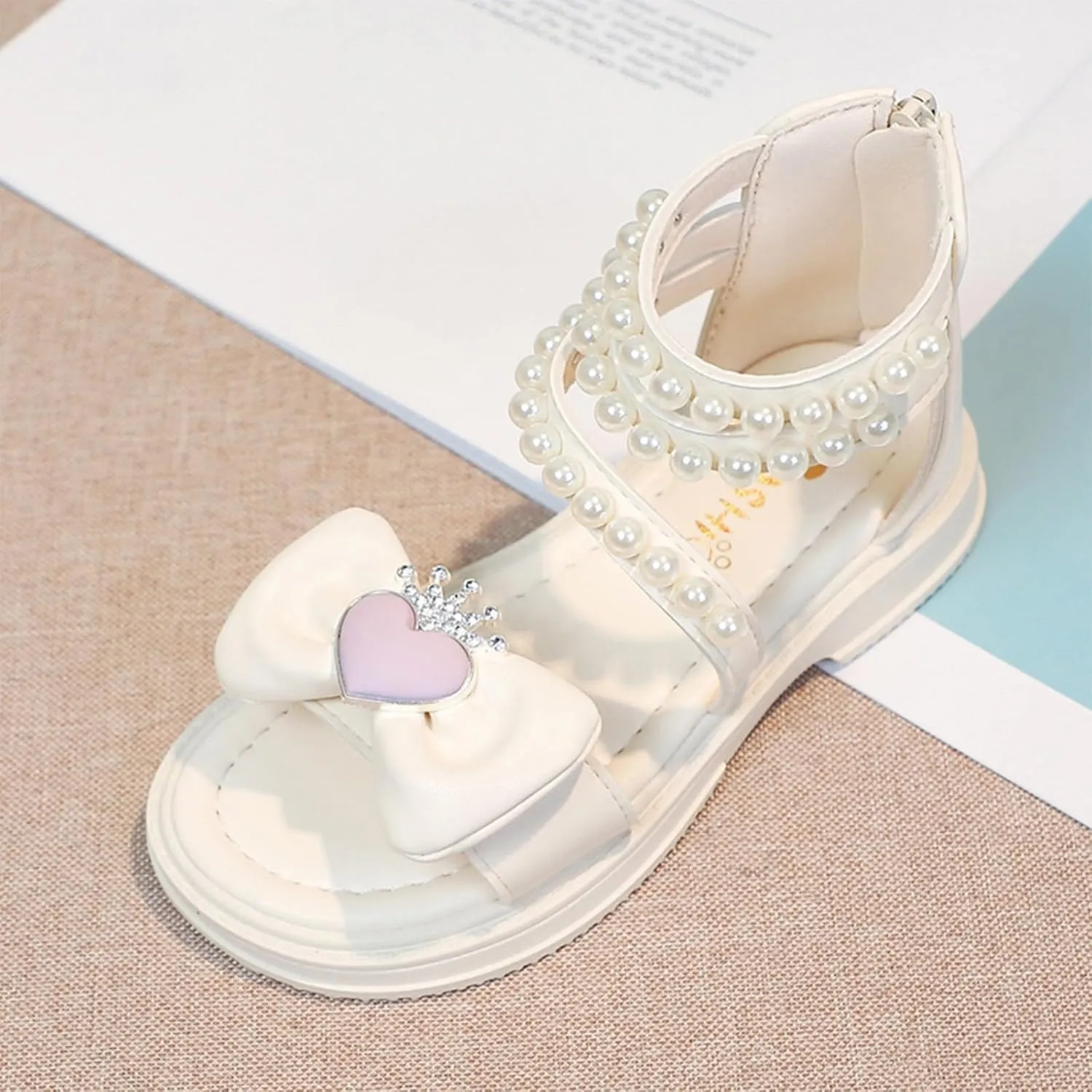 Toddler Girls Sandals Fashionable And Versatile Shoes For Middle And Large Children Soft Soles For Little Girls Children's Shoes Sandals Athletic Lightweight
