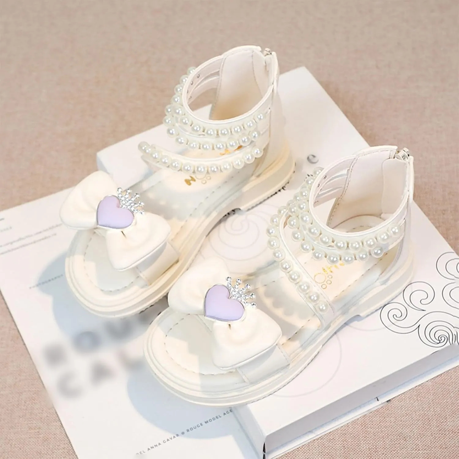 Toddler Girls Sandals Fashionable And Versatile Shoes For Middle And Large Children Soft Soles For Little Girls Children's Shoes Sandals Athletic Lightweight
