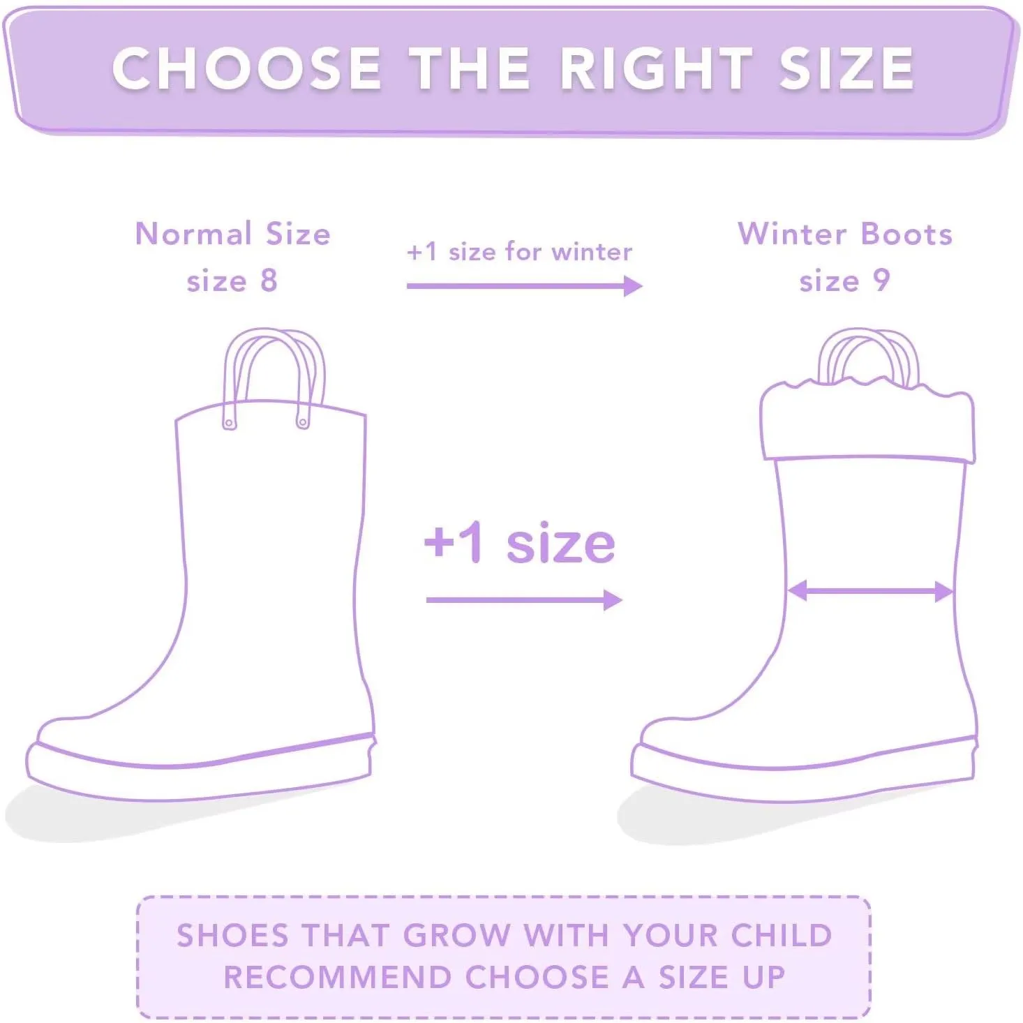 Toddler Rain Boots Kids Light up Snow Boots Boys Girls Waterproof Winter Boots with Removable Warm Lining