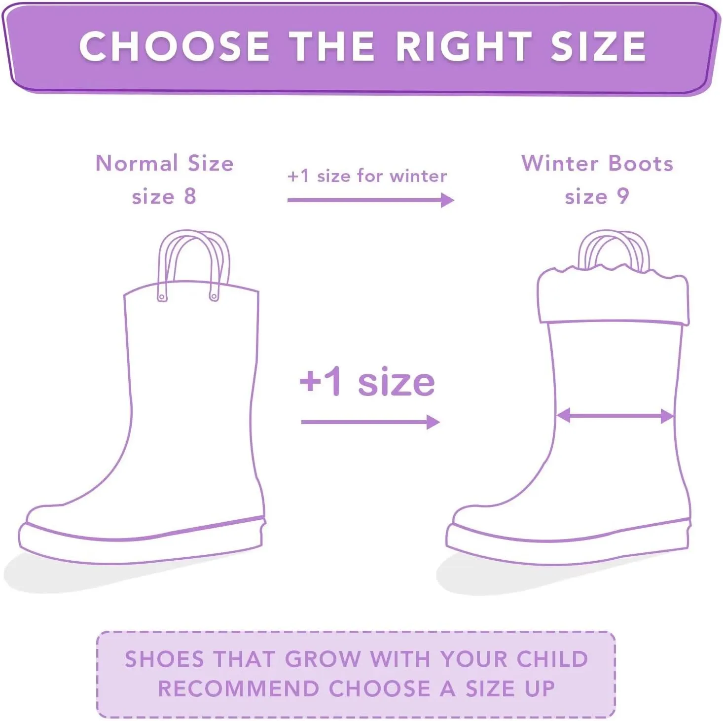 Toddler Rain Boots Kids Light up Snow Boots Boys Girls Waterproof Winter Boots with Removable Warm Lining