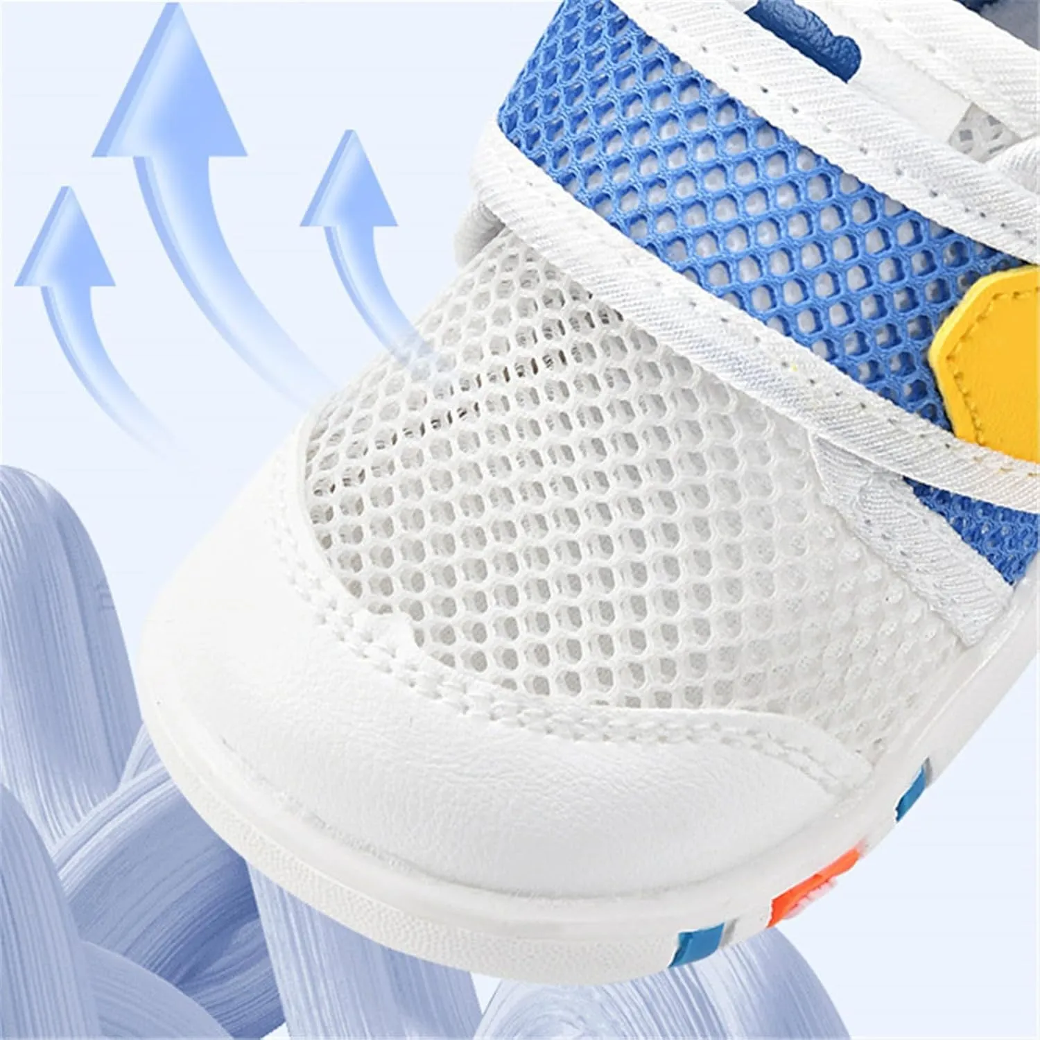 Toddler Walking Shoes Boys Girls Lightweight Breathable Mesh Non-Slip Running Sneakers Kids Summer Hook Loop Sandals