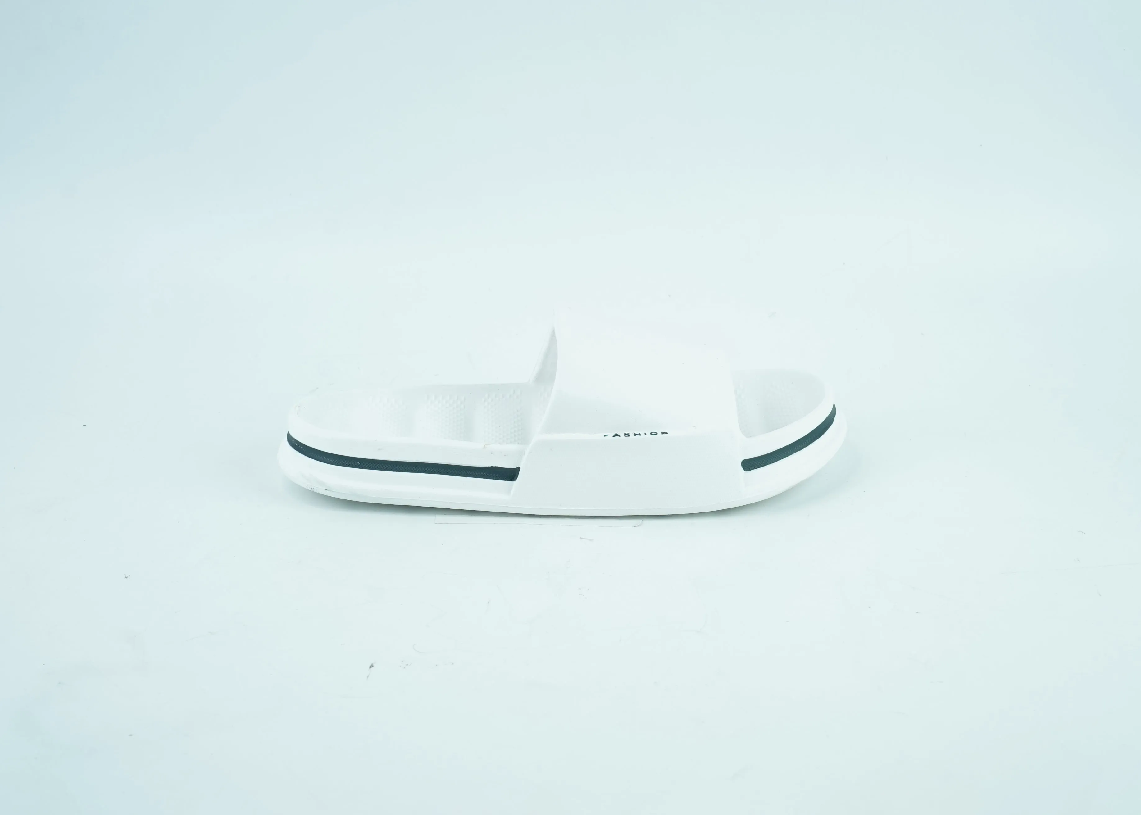 White Trendy Slippers For Men