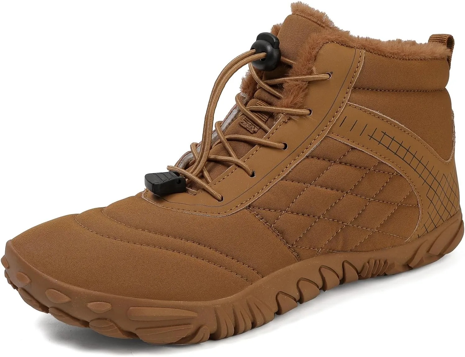 Women Barefoot Shoes Mens Minimalist Wide Toe Box Trail Runner Padded Warm Casual Hiking Cotton Shoes