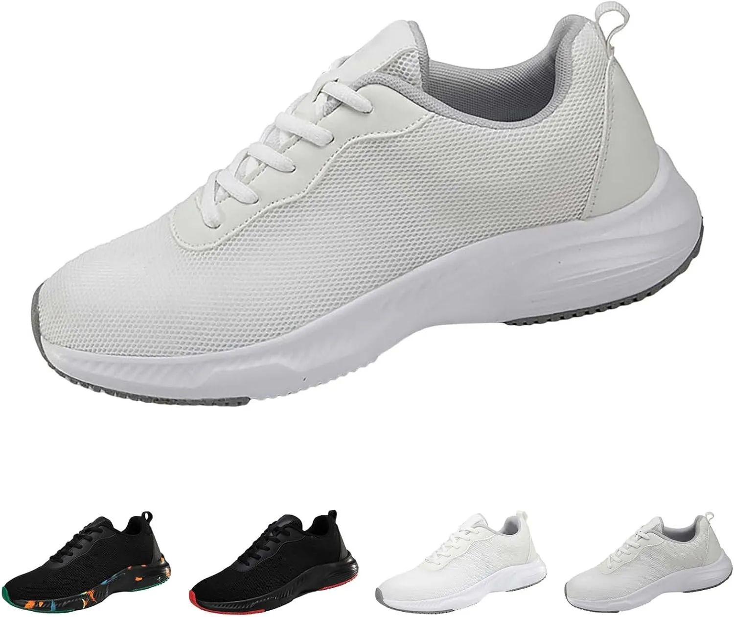 Women Gym Shoes Breathable Mesh Soft Platform Lace Up Sneakers Summer Casual Comfortable Non Slip Running Sport Shoes