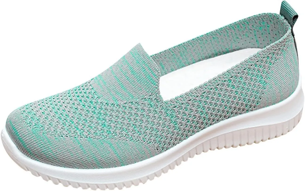 Women's Casual Shoes Breathable Mesh Comfortable Low Heel Daily Wear Spring and Summer Stylish Casual Platform