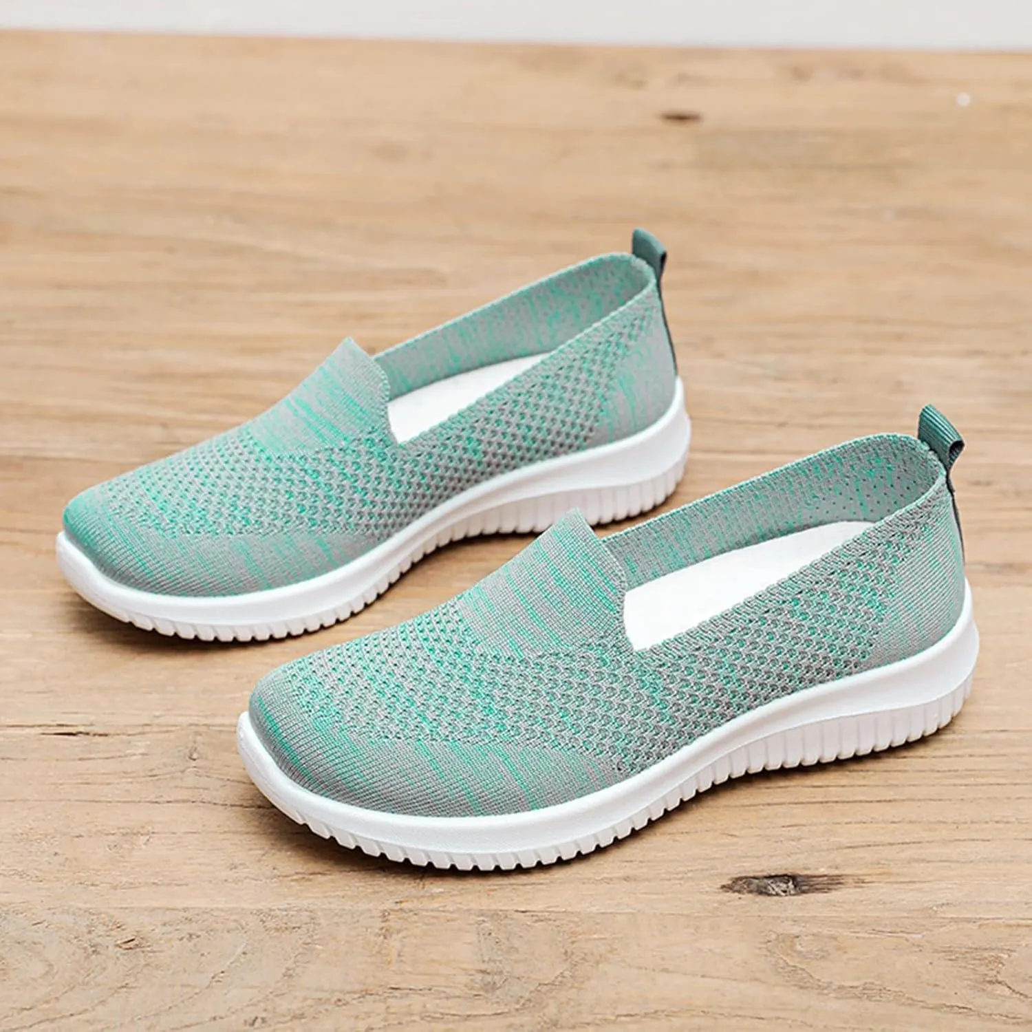 Women's Casual Shoes Breathable Mesh Comfortable Low Heel Daily Wear Spring and Summer Stylish Casual Platform