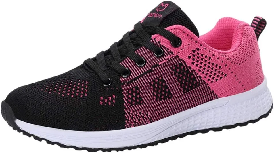 Womens Lace Up Sneakers Women Walking Tennis Shoes Mens Tennis Shoes Sports Men Casual Dress Shoes Casual Sneakers Red Tennis Shoe Cross Trainer Shoe