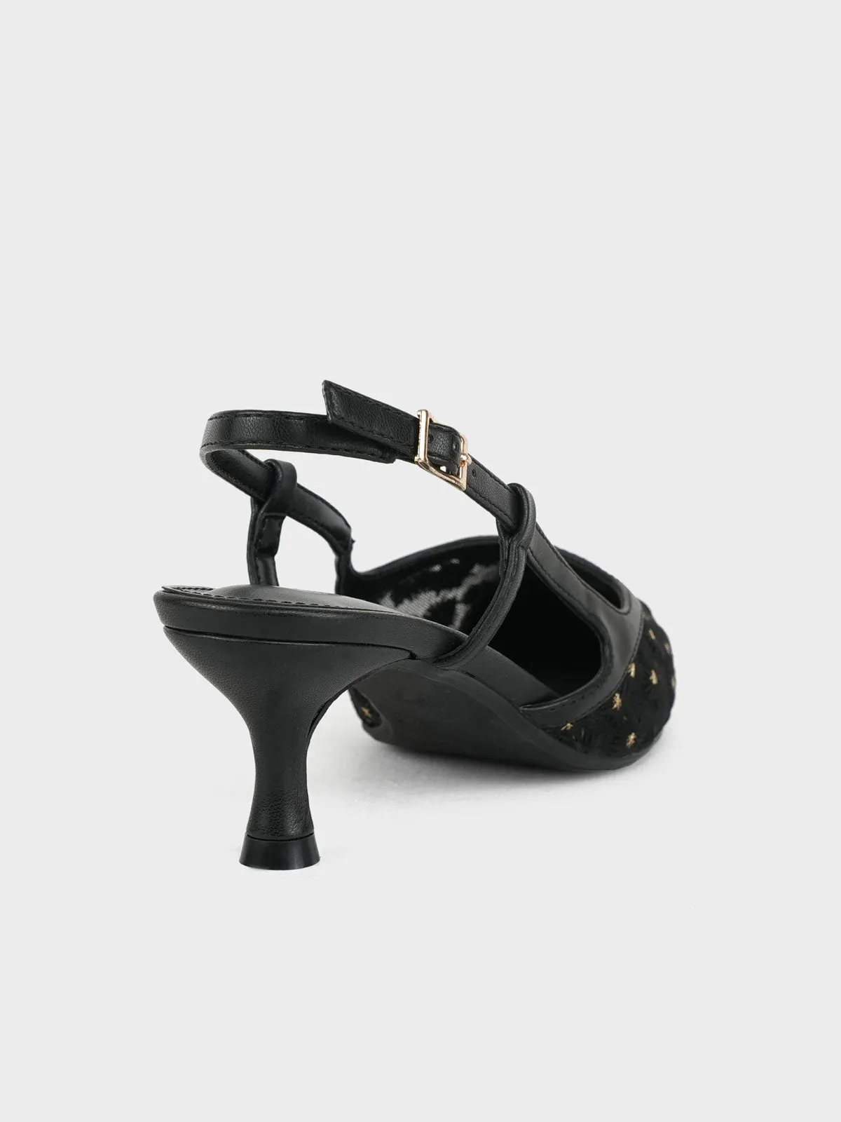 Womens "MINA" Spool Heels Sandals