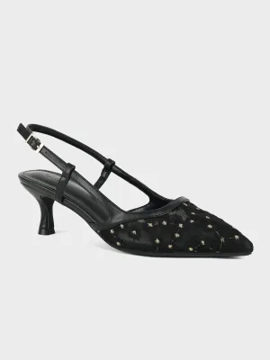 Womens "MINA" Spool Heels Sandals