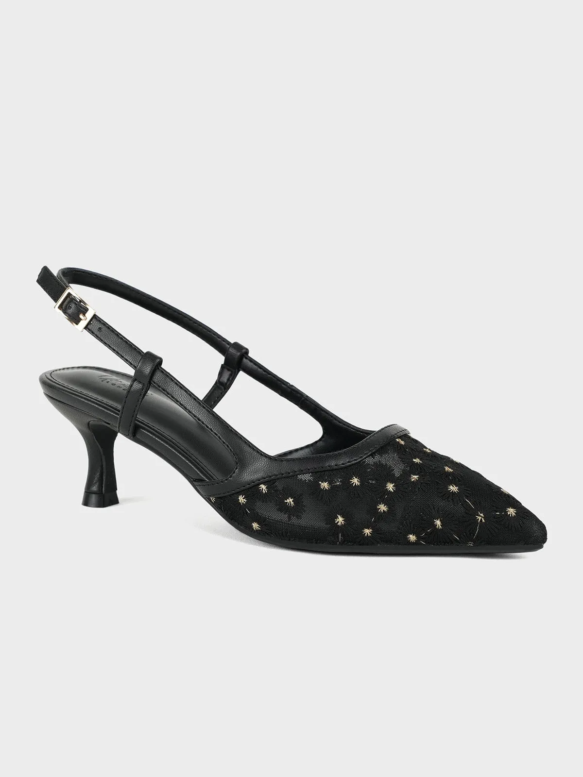 Womens "MINA" Spool Heels Sandals